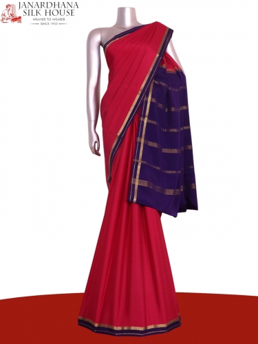 Pure Mysore Crepe Silk Saree